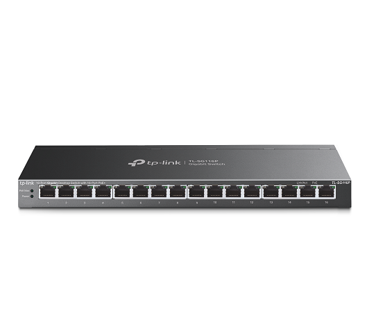 TL-SG116P Switch 16P Giga POE TpLink Smart Gigabit