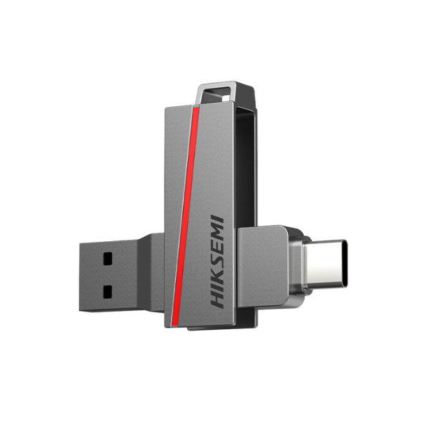 Pen Drive HIKSEMI 64Gb E307C Dual Slim USB 3.0 / USB Type C