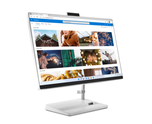 AIO Lenovo IC 3 24IAP7 24" BLANCO FHD INTEL i3 1215U 8GB 3200MHZ DDR4 512GB NVME W11H