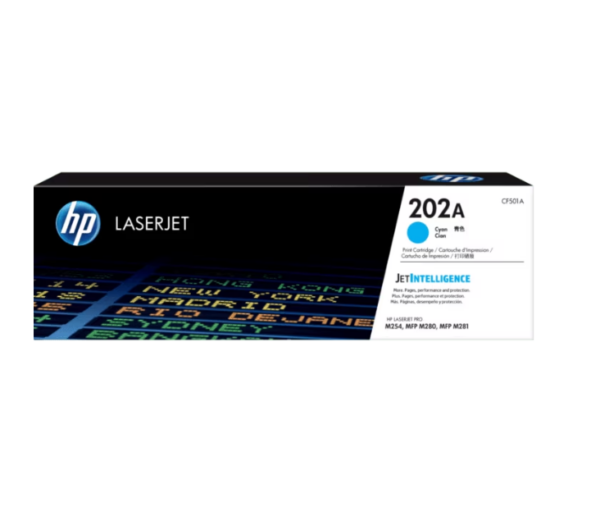 CF501A HP 202A Cyan LaserJet Toner Cartridge