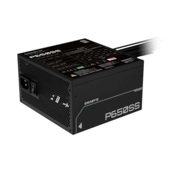 Fuente Gigabyte 650W 80 Plus Silver ATX 3.1 Black