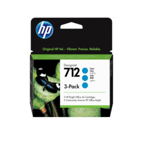 0000000000416808179370416808.png 3ED77A HP 712 Pack x3 Cyan Ink Cartridge 29ml