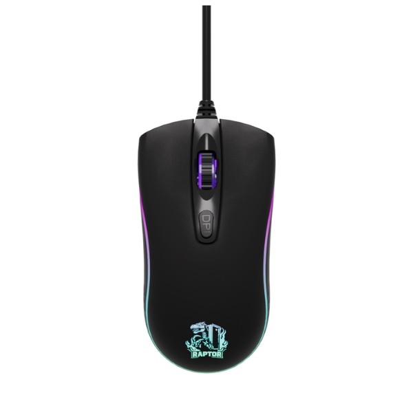 Mouse Gamer Raptor Storm Grip 4 botones 3600dpi 7 colores