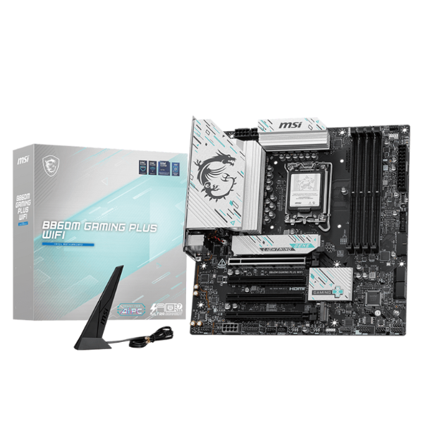 Mother MSI B860M GAMING PLUS WIFI DDR5 1851 (Serie Ultra)