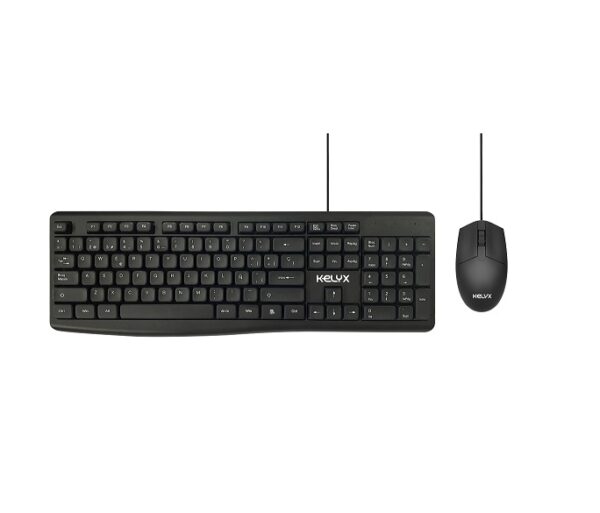 Teclado+Mouse Kelyx USB Cableado Negro