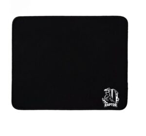 Mouse Pad Gamer Raptor Ultra Glide Antideslizante Impermeable S (260x210x3mm)