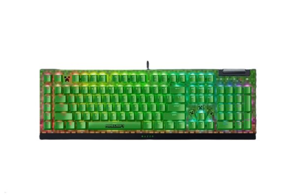 000000000041743250597417432.jpg Teclado Razer BlackWidow V4 X Mechanical RGB (Green Switch) Minecraft Edition