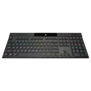 Teclado Corsair K100 Air RGB Mecanico Switch Cherry MX Ultra Low Profile Black Wireless