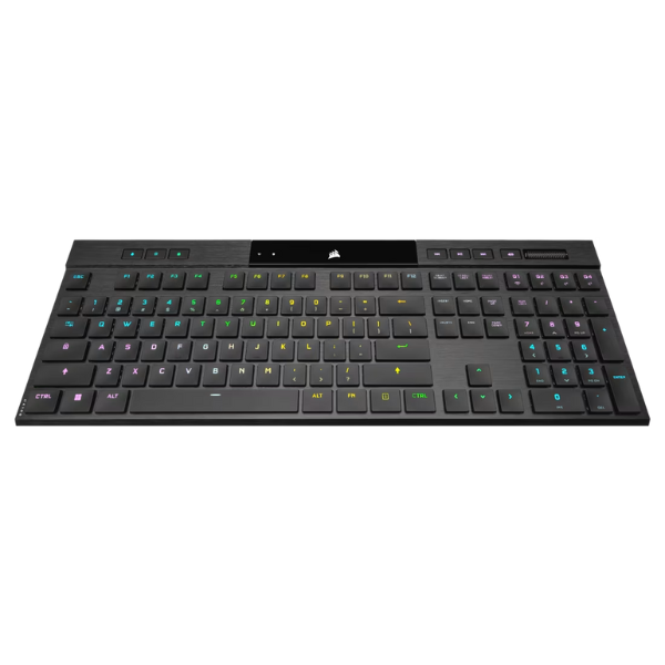 Teclado Corsair K100 Air RGB Mecanico Switch Cherry MX Ultra Low Profile Black Wireless