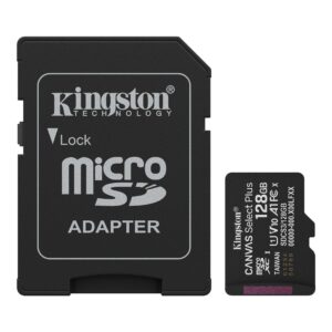 0000000000417601752031-1.jpg MicroSD KINGSTON 128GB c/Adap Gen3 150MB/s Canvas S Plus CL10