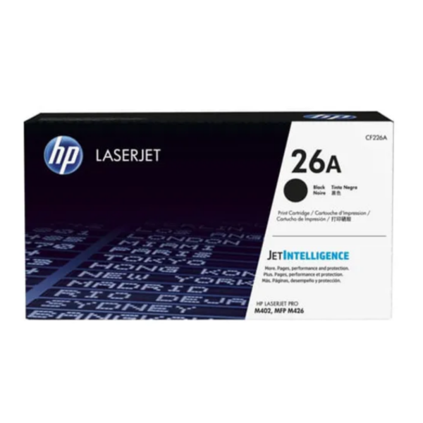 HP 26A Black LJ Toner Cartridge CF226A