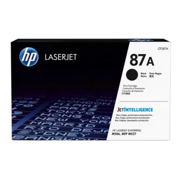 HP 87A Black LaserJet Toner Cartridge CF287A