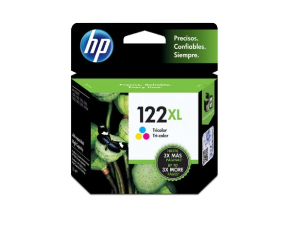 HP 122XL TRIColor Inkjet Cartridge CH564HL