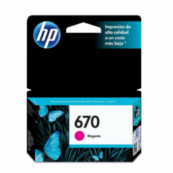 HP 670 MAGEN INK CARTRIDGE CZ115AL