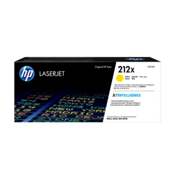 HP 212X HY YELLOW Toner Cartridge W2122X