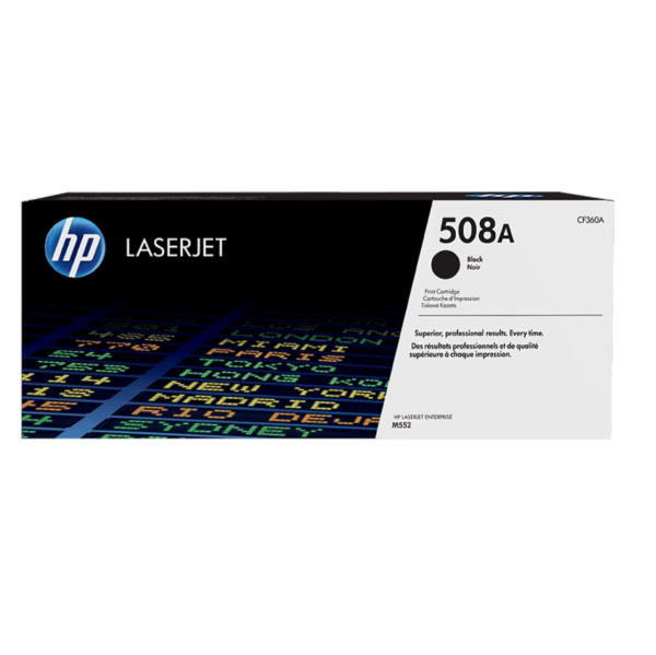 HP 508A Black Original LaserJet Toner CF360A