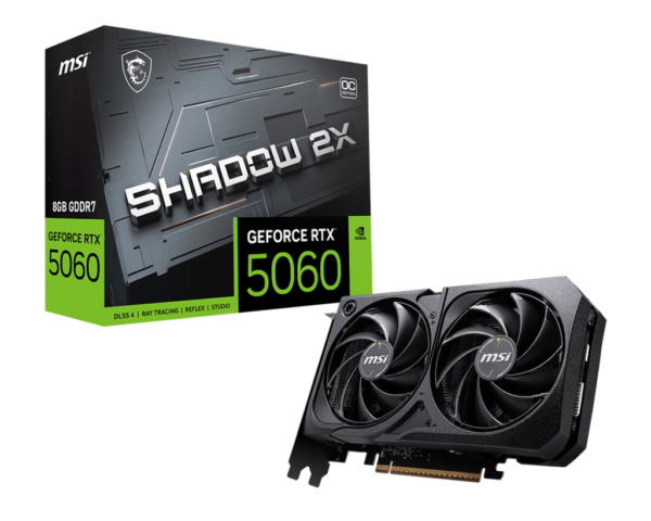 VGA MSI GeForce RTX 5060 8G SHADOW 2X OC