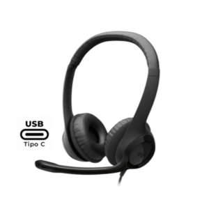 Auricular c/Microfono Logitech H390 USB-C Negro 981-001575