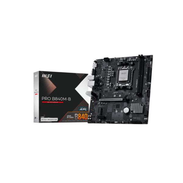Mother MSI PRO B840M-B DDR5 AM5 (Serie 7000/8000/9000)
