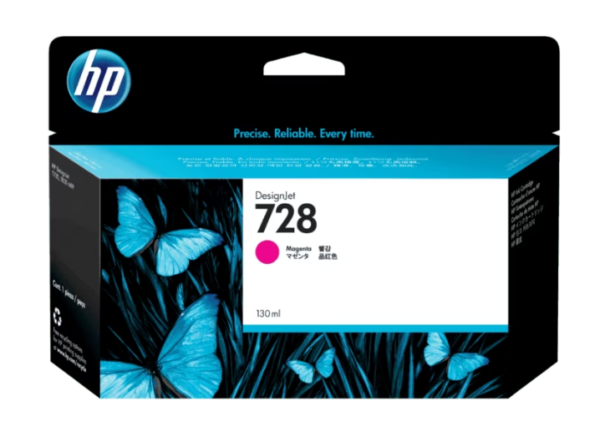 F9J66A HP 728 130-ml Magenta Ink Cartridge