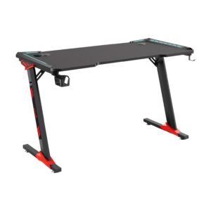 Escritorio Gamer Raptor Glow Station SE RGB via USB c/portavasos + porta auricular