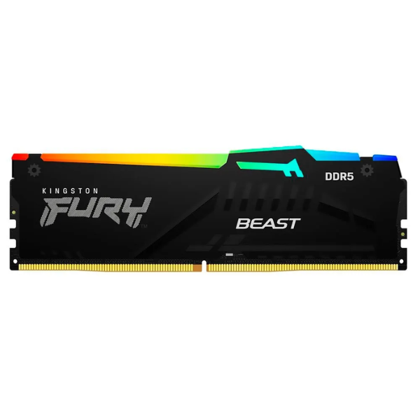 Memoria DDR5 Kingston 32Gb 6000 MHz FURY BEAST RGB Black EXPO (32Bits)