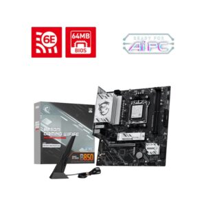 Mother MSI B850M GAMING WIFI6E DDR5 AM5 (Serie 7000/8000/9000)