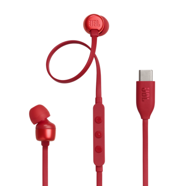 000000000041830356053JBLT310CREDAM-1.png AURICULAR JBL T310C CABLEADO USB C ROJO