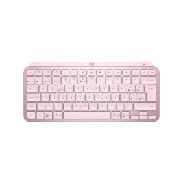 Teclado Logitech Wireless MX Keys Mini Rose Retroilum 920-010478