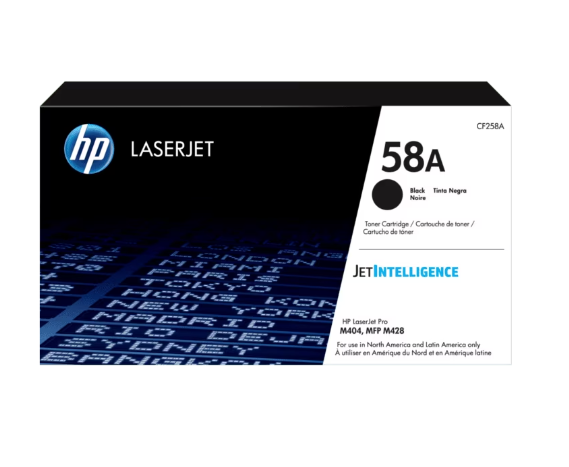 CF258A HP 58A Black LaserJet Toner Cartridge