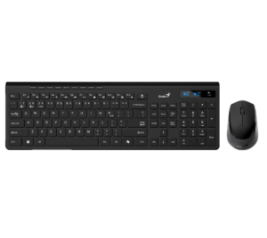 Teclado + Mouse Genius SlimStar 8230,AI,Black,SP,BT+2.4GHz