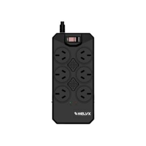Estabilizador Kelyx 6 tomas Max. 600W 150-270V Surge Protection 1mt