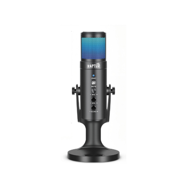 Microfono Raptor Vox PRO RGB USB p/Streaming