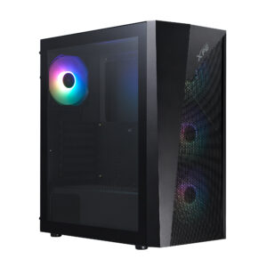 75261670_01.jpg Gabinete XPG LANDER 500 ATX con Vidrio Templado y 4 Ventiladores ARGB