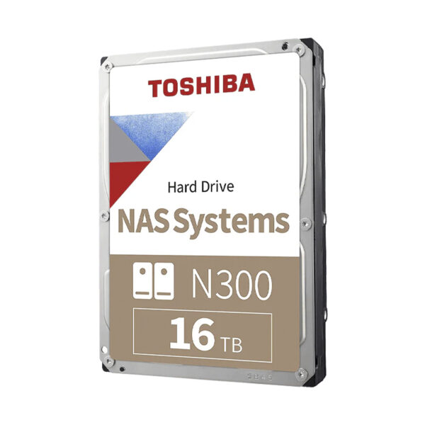 Disco duro HDD Toshiba N300 16TB NAS SATA 3.5" 7200RPM CMR