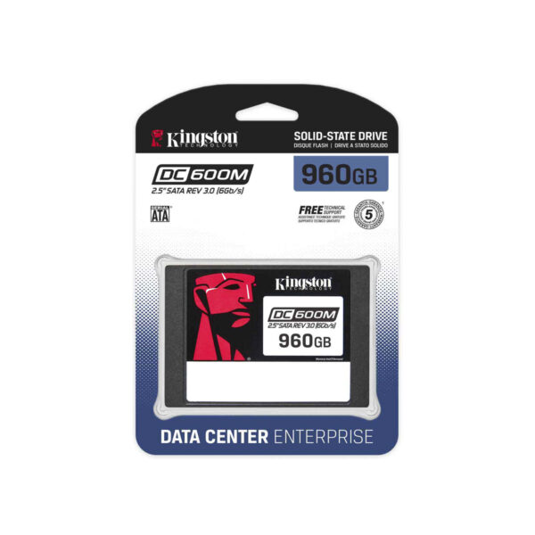 Disco sólido interno Kingston - SSD 960GB DC600M 2.5" SATA