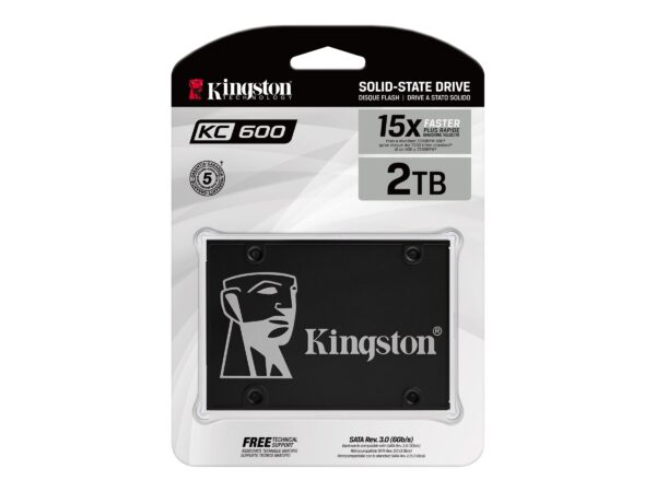 Disco Solido Interno Kingston 2048GB KC600 2.5 SATA3