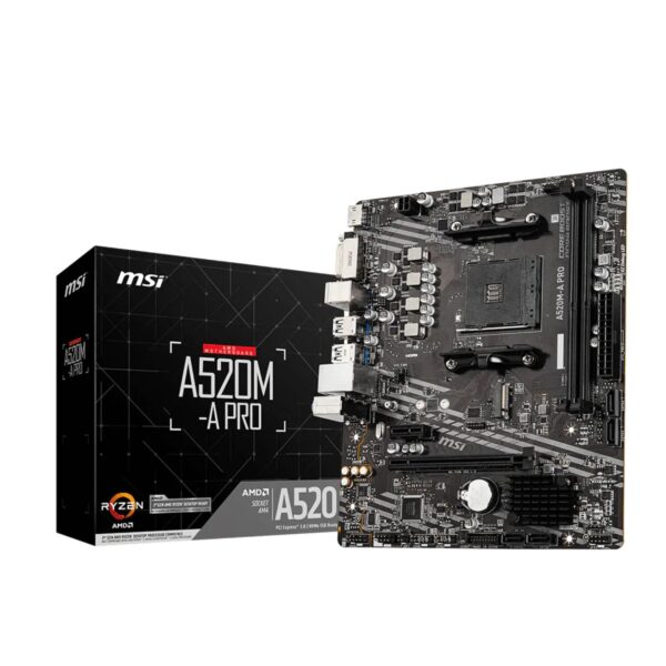 Motherboard MSI A520M-A PRO AMD Socket AM4 DDR4