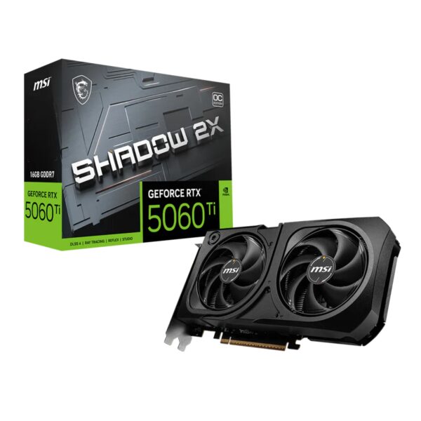 912-V535-218_01.jpg Placa De Video MSI GeForce RTX 5060 Ti Shadow 2X OC Plus 16GB GDDR7 912-V535-218