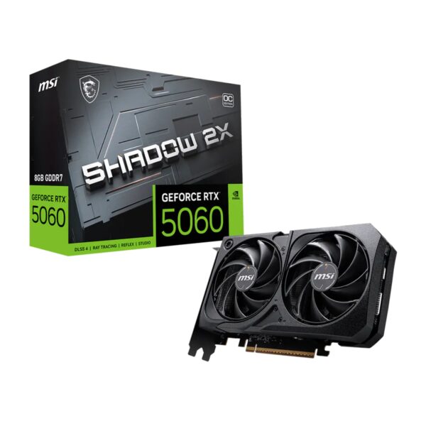 912-V537-037_01.jpg Placa De Video MSI GeForce RTX 5060 8GB GDDR7 SHADOW 2X OC 912-V537-037